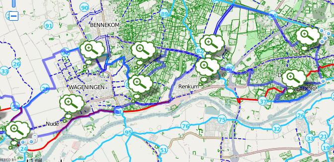 Dit opslaan is niet noodzakelijk; je kunt meteen naar Exporteren gaan. 8. Exporteren selecteer eerst in welk formaat je route moet worden gedownload.