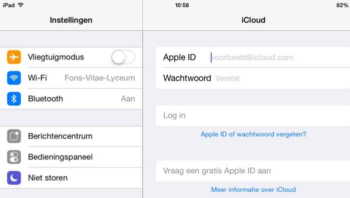 rechtstreeks via de Ipad Via itunes Klik rechtsboven op Ipad En klik dan op de tab