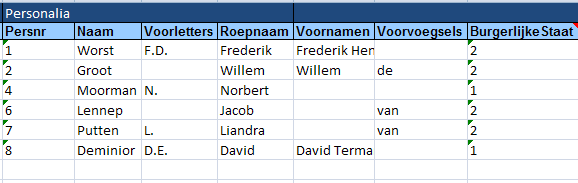 P a g i n a 129 Gegevens exporteren naar Excel Import / Export Bedrijfsniveau 1. Ga naar het Bedrijfsniveau. 2.