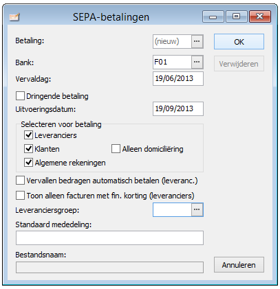 2 Betalingen onderverdeling 2.1 SEPA betalingen Vanaf 1 februari 2014 kan men enkel nog betalingen uitvoeren die voldoen aan de SEPA-normen. (Single Euro Payment Area).