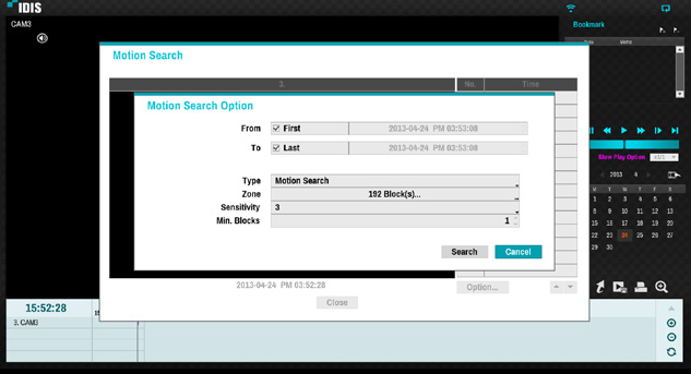 Deel 4 - Search informatie die de opname bevat. Edit Group: Opnieuw schikken van de split screen layout.