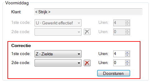 1.1.1 Niets Er zal niets gebeuren met de reeds bestaande planning. De uur-code van de periode die verwijderd wordt blijft gewoon in de planning staan. 1.1.2 Overschrijven De oorspronkelijke bestaande planning zal overschreven worden door de opgegeven prestaties.