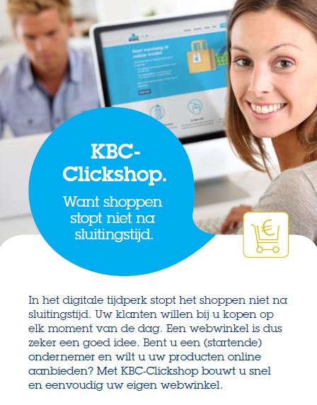 A KBC, uw partner in online ondernemen 7