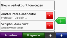 Waarheen Routes maken en gebruiken Tik op Waarheen > Routes. Selecteer de route die u wilt nemen en tik op Ga.