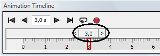 Tip! Je kan deze Animation Timeline om het even waar verslepen in je venster.