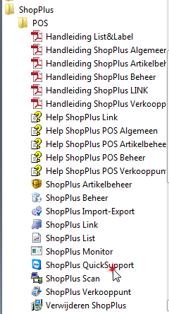 van Klanten Leveranciers Merken Winkels Postcodes ShopPlus Quicksupport is niet enkel beschikbaar via www.shopplus.