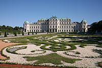 Het Belvedere is een prachtig paleiscomplex in Wenen.