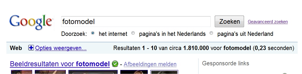 Scoor als model met je website 5 Waar ga ik mijn website promoten? Zoekmachines Vergeet het maar dat je bij de grote zoekmachines als Yahoo, Google, MSN etc een plaats bij de eerste 500 krijgt.