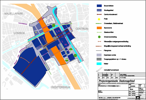 Structuurplan stationsgebied Het structuurplan is de juridische vertaalslag van het Masterplan voor het stationsgebied uit 2003 (inclusief de bijbehorende actualisatie).
