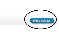 Weergave Menu Opdracht 7, Menu Maak een menu aan en plaats de pagina s in de juiste volgorde in het menu. Om de pagina s te plaatsen moet je naar Menu s bij Weergave.