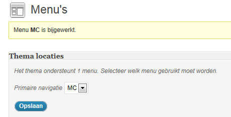 Pagina s Subpagina s Naast hoofdpagina s kun je ook subpagina s maken. Opdracht 8, Subpagina Maak een uitklapmenu door een subpagina aan een pagina toe te voegen.