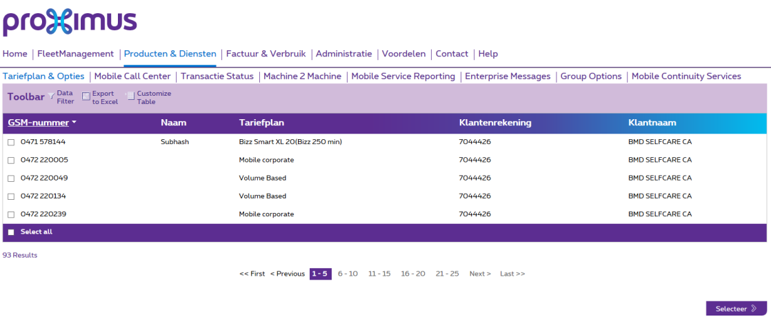 6. Producten & Diensten 6. 1.