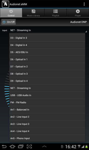 Met de in eigen huis ontwikkelde software RCP (Remote Control Point) kan de gebruiker moeiteloos complexe functies programmeren en instellingen maken via een GUI (Graphic User Interface) via muis of