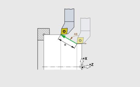 D AS RN H lengte van de verplaatsing hoek + afronding / - afschuining (default 0 mm.) H1=opl.met kleinste hoek / H2= opl.