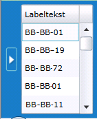 3.2.3. Voertuigentabel Dit is de menu-optie voor het tonen van een tabel van de bergingsvoertuigen.