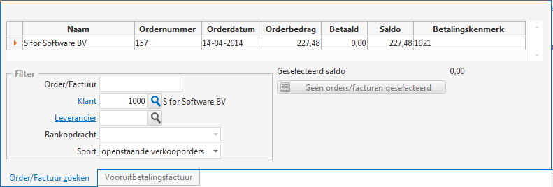 Voor gebruik van Verkooporderbeheer in SnelStart kan het handig zijn om een apart sjabloon aan te maken voor web-orders.