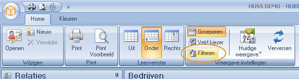 Gadgets Outlook Synchronisator Controleer of de Outlook Synchronisator is geactiveerd. U doet dit door naar instellingen te gaan via de HUBIknop.