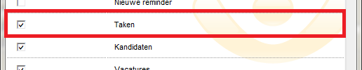 2.4 Taken Manager openen in OTYS U kunt uw Taken Manager vanuit OTYS eenvoudig openen door op het icoon van de Taken Manager te klikken in uw werkbalk.