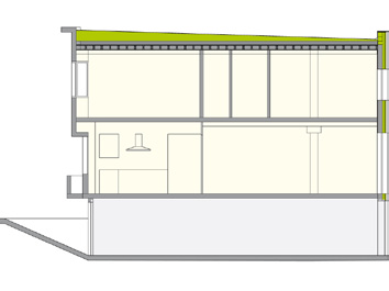 1.3 OV E R Z I C H T VA N D E R E N OVAT I E De renovatie van de woning werd opgesplitst in drie uitvoeringsfases: FASE 1 FASE 2 FASE 3. afbraakwerken + intern strippen. muurverwarming.