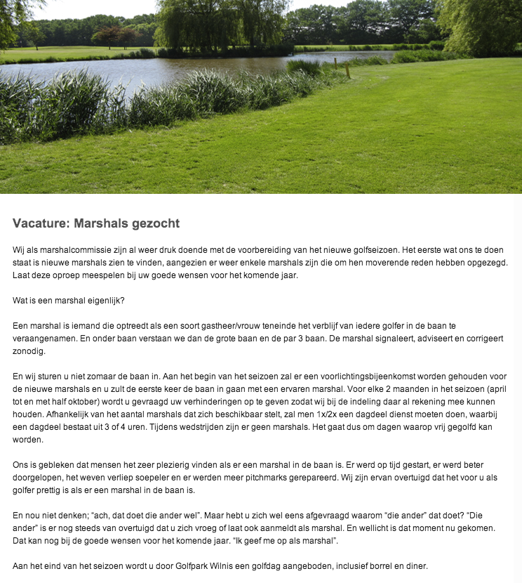 TEN SLOTTE We hebben u met dit document een handreiking willen geven om procesmatig stapsgewijs een marshaldienst op te zetten of te verbeteren.