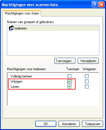 Voorbereiding voor het gebruik OPMERKING: In het volgende voorbeeld worden screenshots van Windows XP gebruikt. Bepaalde details verschillen afhankelijk van het besturingssysteem.