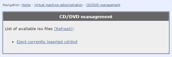 6.2.3 ISO beheer Figuur 23: CD/DVD ISO management. 6.