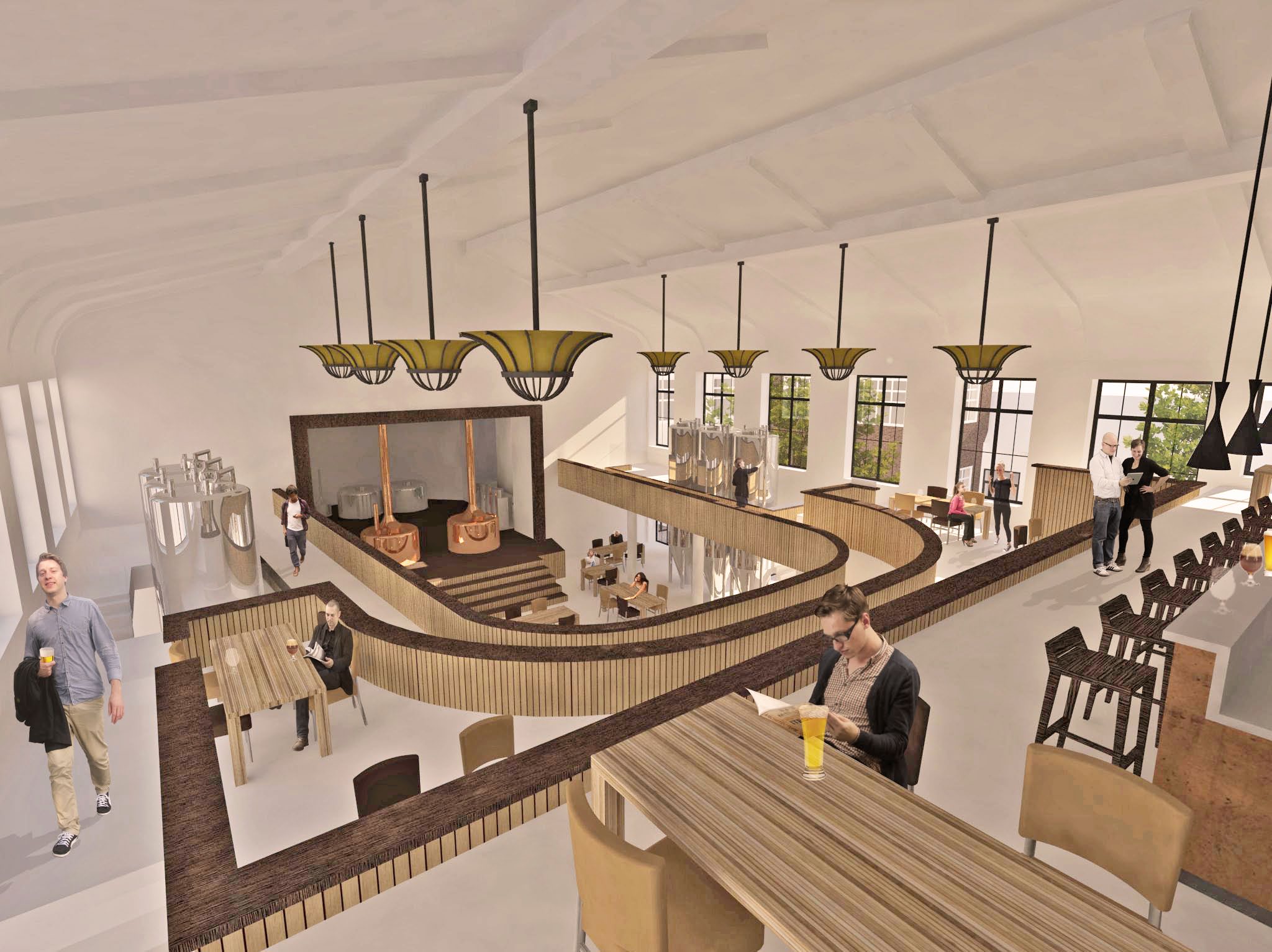 ketelzaal - café - bar Het Tivoli complex is in acht eeuwen historie achtereenvolgens getransformeerd van klooster naar weeshuis, V huis, en uiteindelijk tot poppodium.