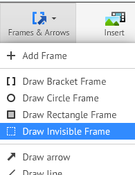 Frame Een frame is vergelijkbaar met een dia in PowerPoint. Je zet er bepaalde onderwerpen in vast en voegt inhoud en tekst verder toe.