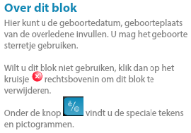 Klik op het groene vinkje als het blok klaar is.