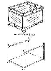 Warehouse storage parameters Opslag methode : ST2 : Stapelbare post- of boxpallets (één enkele rij)