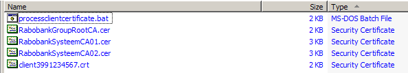 3 INSTRUCTIE ATT-CERTIFICAATVERWERKING Het tweede gedeelte van de ATT-installatie bestaat uit het verwerken van het per email ontvangen certificaat van de Rabobank.