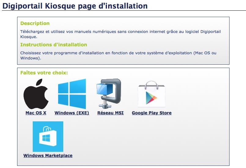 9. Klik op Close om de installatie te voltooien. Installeer Knooppunt Kiosk 1. Ga naar www.digiportail.be/download en klik op Mac OS X. 2.