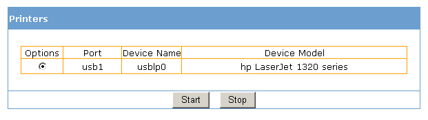 Printen met de NAS-server (PO50696) Attentie : De Nas-server accepteert enkel gewone USB printers; multifunctionele printers worden niet ondersteund.