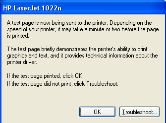 Nu kan U eventueel een testpagina afdrukken, zodat U kan zien of de printer echt goed werkt. Klik 'volgende'. Klik uiteindelijk op 'Finish' om de installatie te beëindigen.