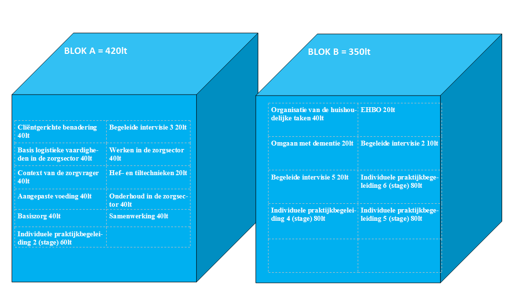 Bijlage 1: Schematische voorstelling van de opleiding