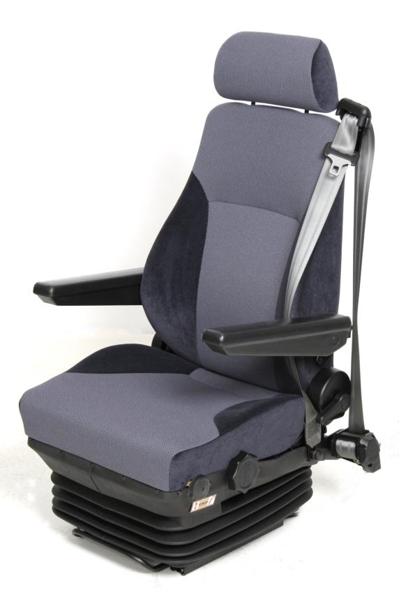 SAVAS Be-Ge 9100 BE-GE 91-serie is een luchtgeveerde stoel, met een gecombineerd traploze gewichts- en hoogteverstelling.