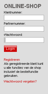 1. Starten van de e-shop U kunt de Würth e-shop bereiken via het volgende adres http://www.eshop.wuerth.nl of via de navigatiebalk Webwinkel op onze homepage. 2.
