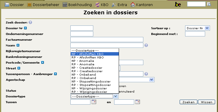 3 Implicaties op dossierbeheer Door de wijzigingen aan de dossierstructuur en de invoer van de samenwerking met de kruispuntbank werden enkele wijzigingen aangebracht aan het dossierbeheer. 3.