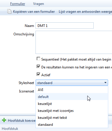 6.2.4.7 Waardering Een waarderingsvraag wordt uitgedrukt in een aantal sterren. Geef zeker aan wat de maximale waardering is.