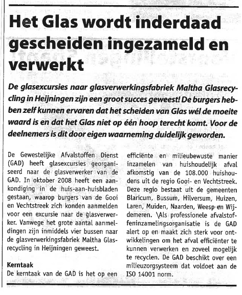 Koerier, 2 oktober 2008 Uit: