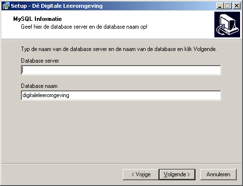 3 Installatie cliënt De installatie van de client start u door op de cd-rom naar de map Client te gaan. Hier in vindt u het programma setup.exe welke opgestart moet worden.