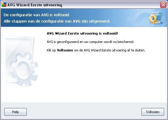 Via het dialoogvenster AVG-bescherming bijwerken worden automatisch de laatste AVG-updates gecontroleerd en gedownload.