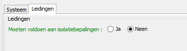 Minimale eisen voor het vernieuwen van installaties 74 Scherm 30 : resultaat ijswatermachine niet residentieel LET OP : 1.