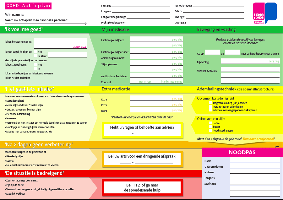 Voorbeeld actieplan