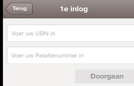 De eerste keer inloggen op uw VeeManager App De eerste keer dat u de app start, dient u eenmalig in te loggen. U kunt hier met een vinkje aangeven dat u ingelogd wilt blijven.