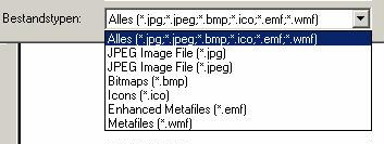 8.2 Bestandsformaat JPG, JPEG, BMP, ICO, EMF, WMF.