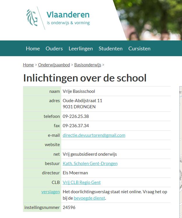 Stap 12 Vraag 7 Hoeveel schooltjes liggen in de straal van 1km