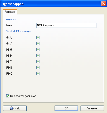 26. NMEA-repeater Een repeater wordt gebruikt als extra display en om vanuit de kuip navigatiegegevens te kunnen uitlezen.