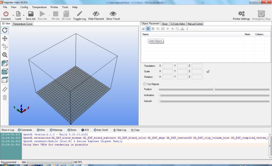 10. G-code voorbereiden voor het printen. Voor er iets geprint kan worden, dient er een 3D bestand geëxporteerd te worden naar een.stl file of opgeslagen te worden als een.stl file. Deze files zijn geschikt voor 3D printen.