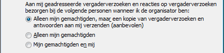 Vink nderaan desgewenst Autmatisch bericht verzendenaan gemachtigde met samenvatting van deze machtigingen (Autmatically send a message t delegate summarizing these permissins)aan zdat de gemachtigde